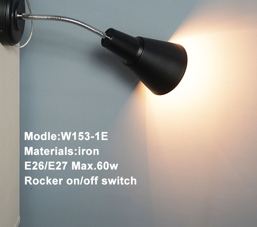 360 Degree Swing Wrought Iron Wall Lamp: pilihan cahya anyar sing nggabungke fashion lan fungsi