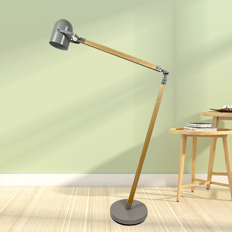 Mlengkung Horn kap lampu Floor Lamp